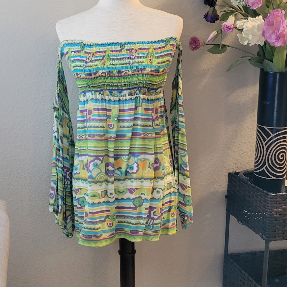 Chach Short Beach Cover-up Dress